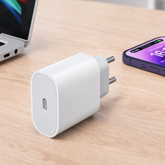 Cargador carga rápida Tipo C con cable de 1M C+C, CC12