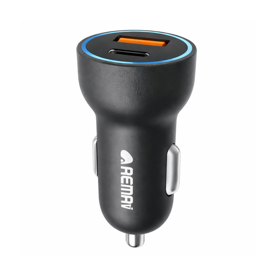 Cargador de coche con 2 puertos carga rápida