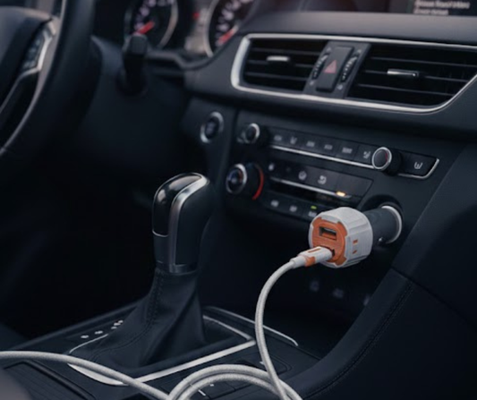 Cargador de coche 2 en 1 USB-C carga Rápida C15C