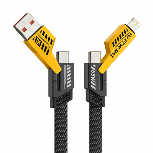 Cargador 4 EN 1 Multi Cable de Carga Rápida, Tipo C+ Ligthning AX-55